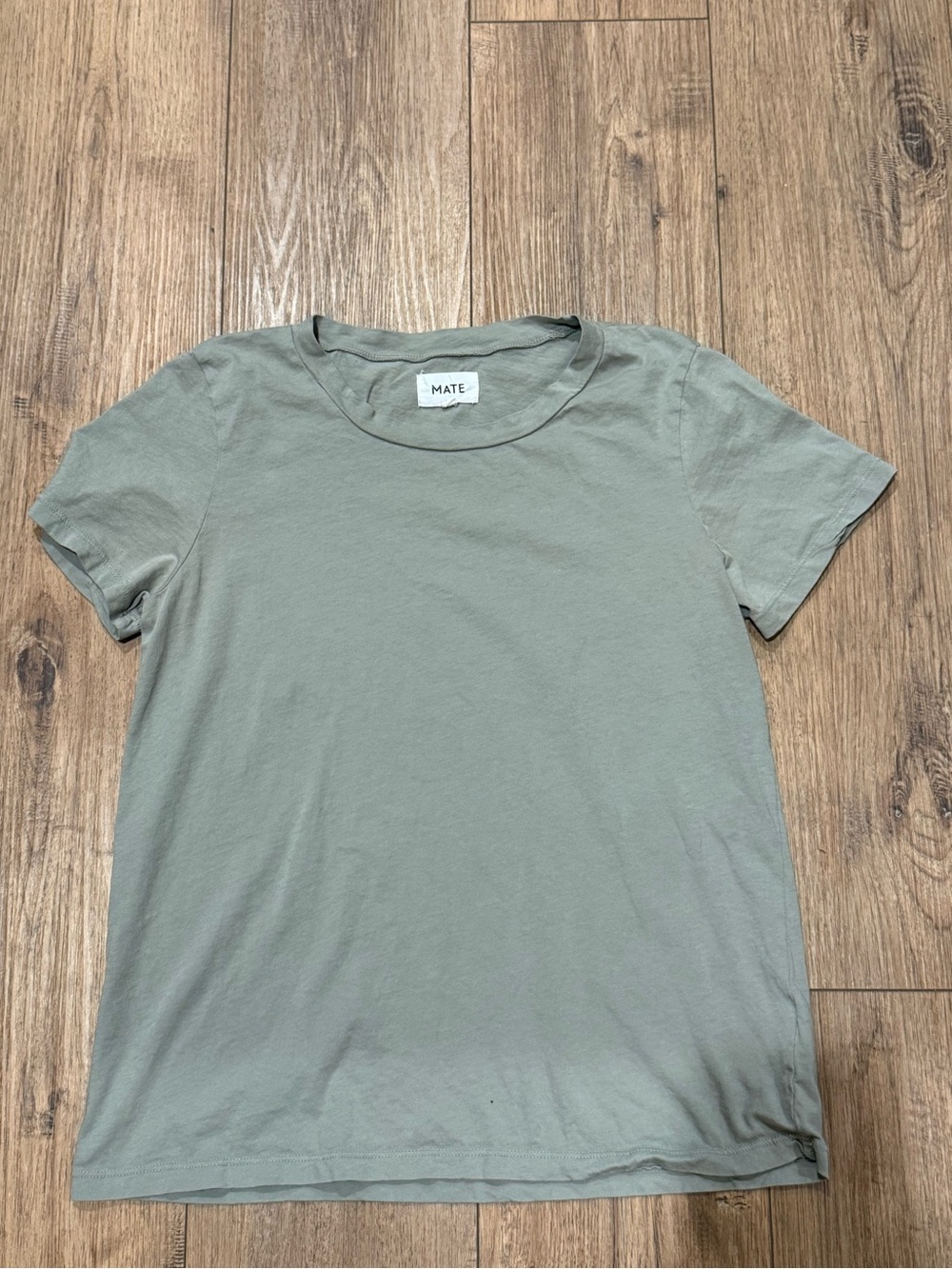 Mate the Label Classic Crew Neck T-Shirt in Thyme